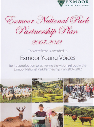 Exmoor Young Voices award